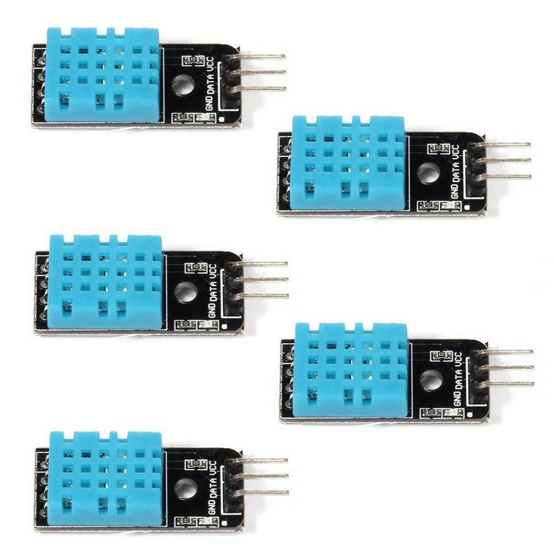 Hailege 5pcs DHT Digital Temperature Humidity Sensor Module Temperature Humidity