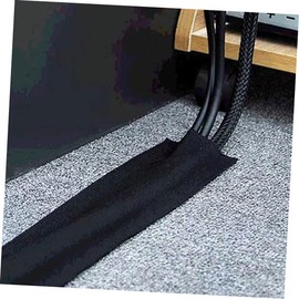 SEWACC Floor Cord Cover Carpet Cable Protector Wire Concealer for Home Office Lightweight Cable Management Prevents Tripping and Ensures Safety
