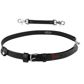 Perfect Fit Firefighter Leather Bundle- Radio Strap and Anti-Sway Holder Combo Kit