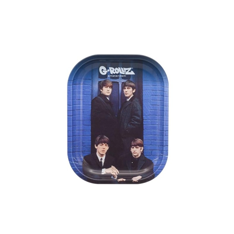 G-ROLLZ, Metal Rolling Tray Decorative Organizer for Home (LondonTakeOver)