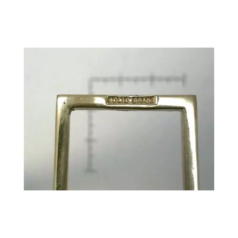 Buckle 1" 25mm Solid Brass Square Belt Buckle