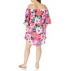 La Blanca Womens Off The Shoulder Cover-up Dress Swimwear Cover