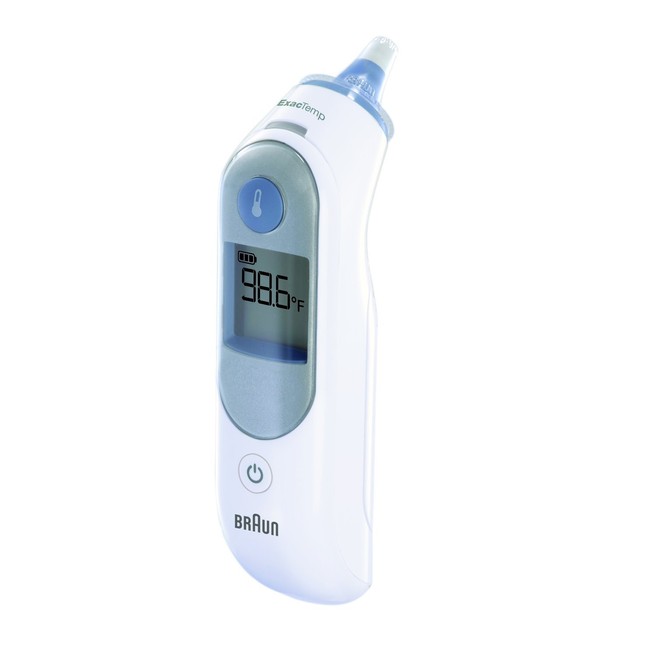 Braun Digital Ear Thermometer, ThermoScan 5 IRT6500, Ear Thermometer for Babies, Kids, Toddlers and Adults, Display is Digital and Accurate, Thermometer for Precise Fever Tracking at Home