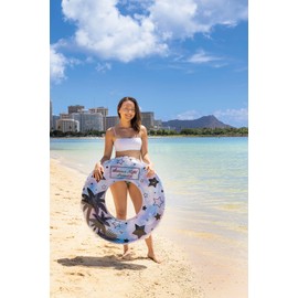 Igarashi RLD-90C 35.4 inches (90 cm) Floatation Ring, Night Sky Ukiwa, Rope Included