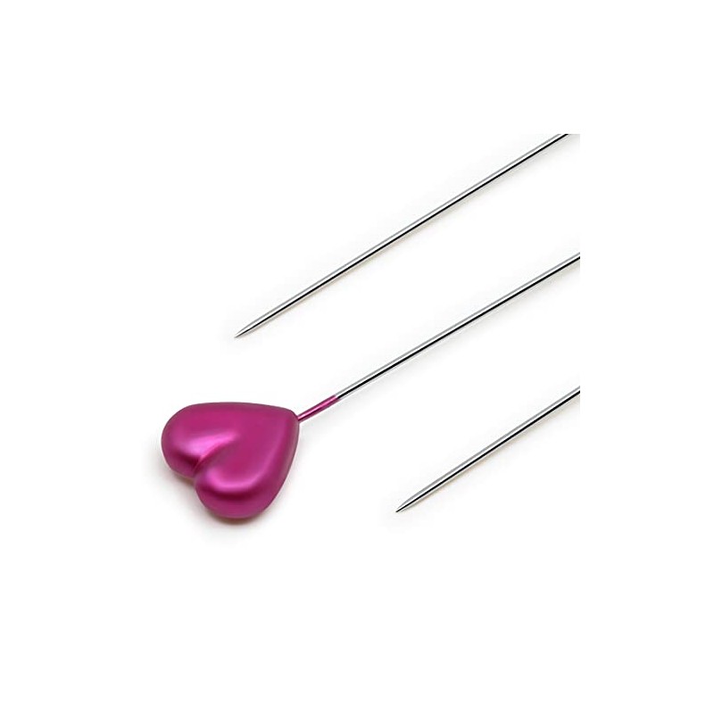 Dritz - Pinzas perladas, corazón, 2-1/8 Pulgadas (35 Unidades)