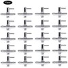 Tnfeeon 10pcs Aquarium Air Flow Control Valve Stainless Steel Aquarium