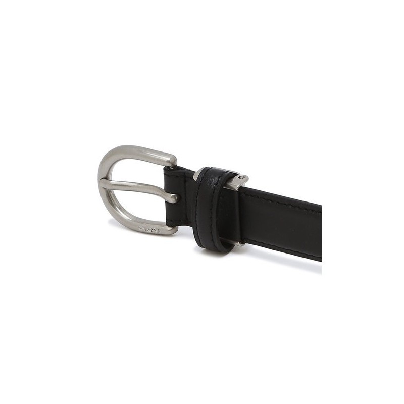 Hazzys (대구신세계)길이조절가능 블랙 실버버클 소가죽 여성 벨트 24mm HJBE5E407BK (Daegu