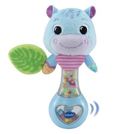 VTech - Babies Hippo Rattle - Funny Rattle - For Children from 3-24 Months