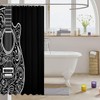 Guitar Bath Curtain Music Themed Guitar Shower Curtain Guitar Instruments