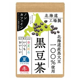 【Hokkaido Black Bean Tea】 Tea Bags, 30 Packets, Decaffeinated Cold Brew, Ice, Hot Domestic, Black Beans, UPWELL, Polyphenols, Anthocyanins, Isoflavones