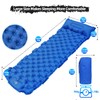 Bigmeda Self-Inflating Sleeping Pad, Ultralight Inflatable Sleeping Pad with Pillow,