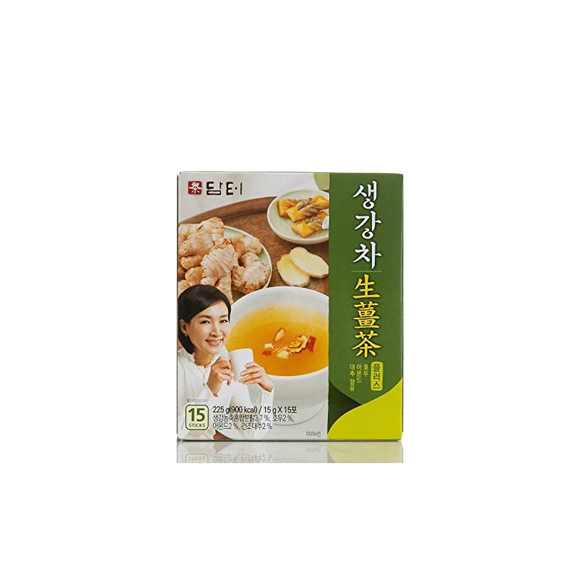 Damto Ginger Tea Stick Shape, 0.5 oz (15 g) x