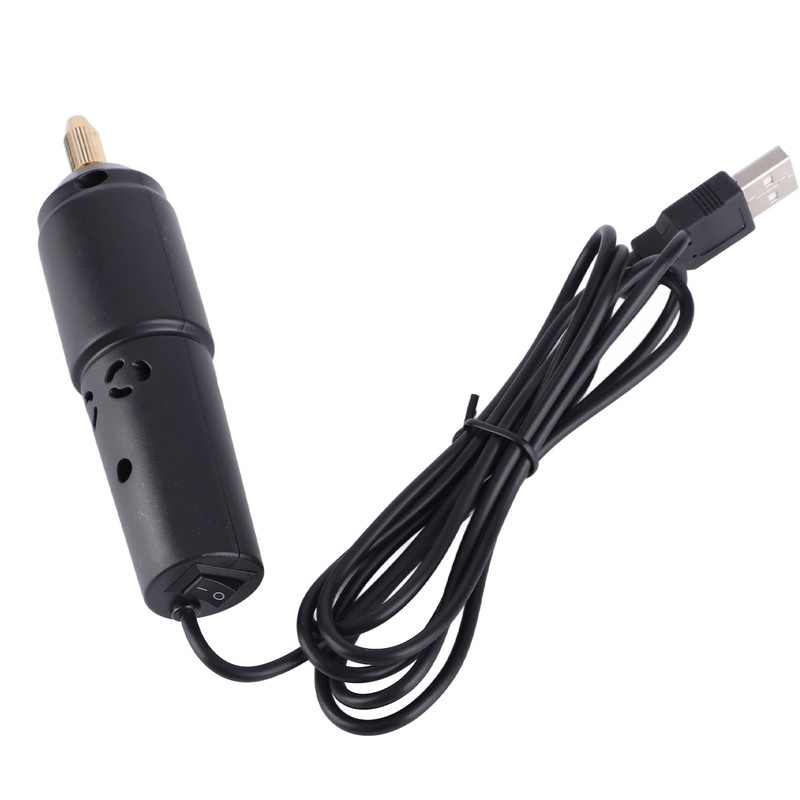 Mini Electric Drill 0.8‑1.2mm Portable Handheld USB Powered Micro Electric