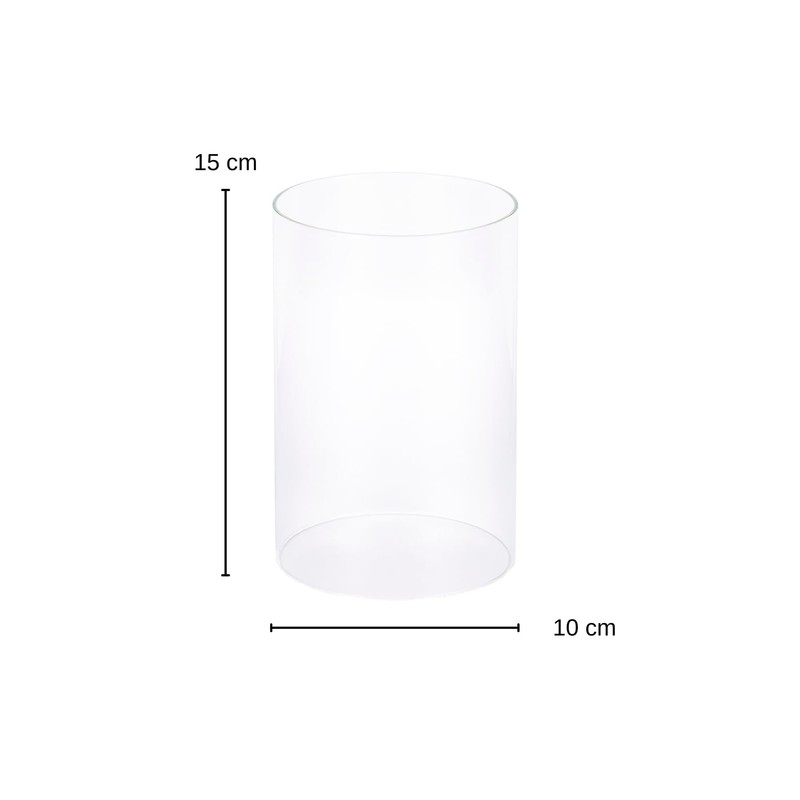 EDZARD Replacement glass (diameter 10 cm, height 15 cm) for