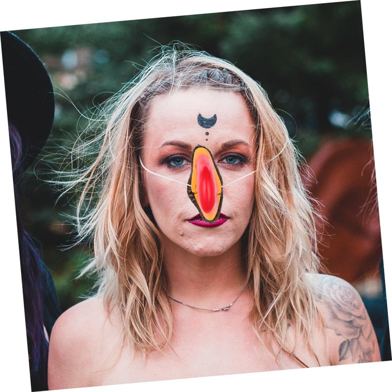 BIUDECO Fake Bird Beak Mask Realistic Parrot Nose for Boys