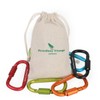 Boundless Voyage 8pcs Improved Outdoor Carabiner Aluminum Alloy D-Ring Locking