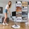 Spin Mop and Bucket Set,Masthome EasyWring Microfiber Spin Mop with