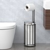 Meangood Toilet Paper Holder Stand and Tissue Paper Roll Dispenser