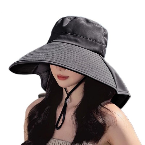 MUGEHUA Women's UV Cut Hat, Wide Brim, UV Protection, Lightweight,