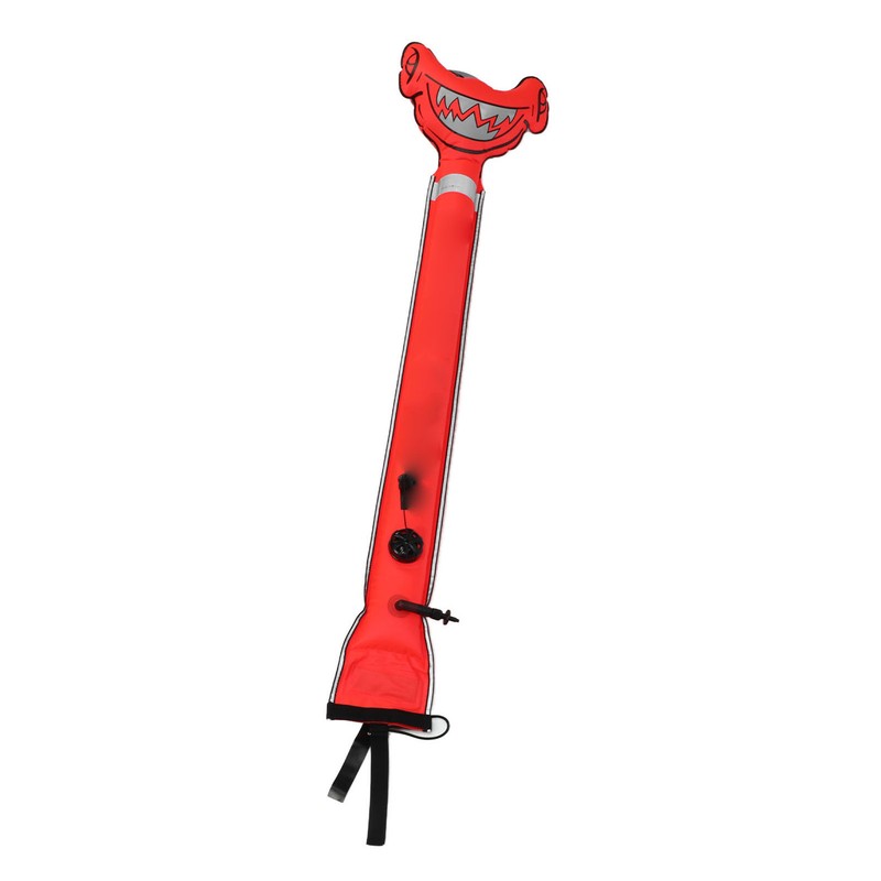 Surface Marker Buoy Scuba Diving Inflatable Safety Tube Hammerhead Shark