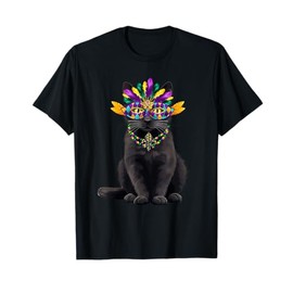 Mardi Gras Cat Lover New Orleans Louisiana Carnival 2024 T-Shirt for Men Women Girls Kids