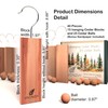 Vivenzia Cedar Blocks for Closet -40 pcs (15 Hang-ups &