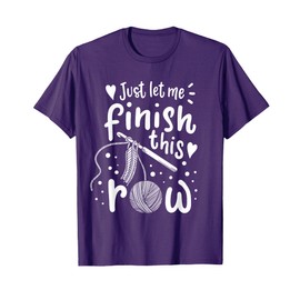 Knitting Crocheting Yarn Funny T-Shirt