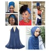 Harewom 4 envolturas para la cabeza de turbante para mujeres