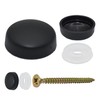 Snap-On Two Piece Dome Screw Cover Caps - Pack of