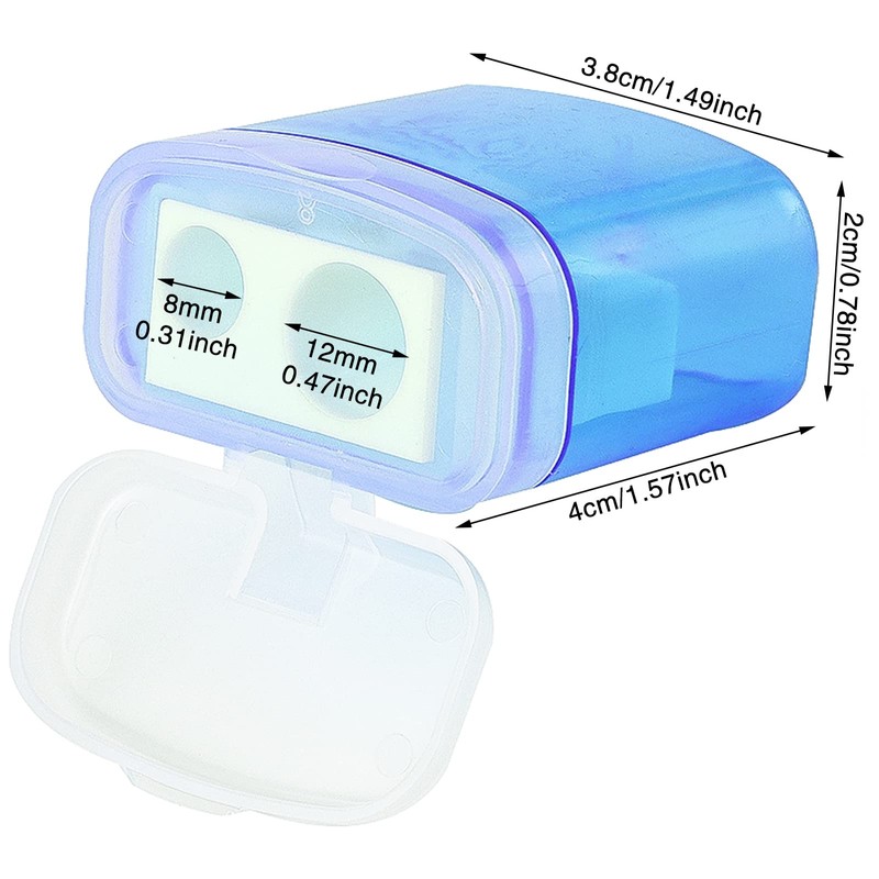 kuou 4 Pcs Pencil Sharpeners , Manual Pencil Sharpener with