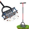 Lawn Aerator Tool, 16 Iron Spikes Manual Grass Aerator Lawn