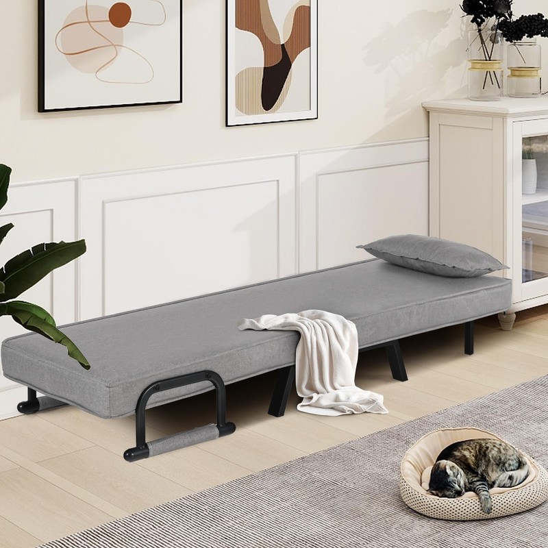 TYBOATLE Folding Chair Bed, Comfy Convertible Sleeper Sofa, 5 in