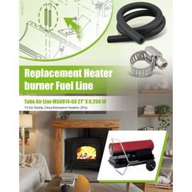 M50814-03 Heater Burner Air Line Fit for Reddy Desa Kerosene Heater, Replace M50814-06 20955 71-035-0740