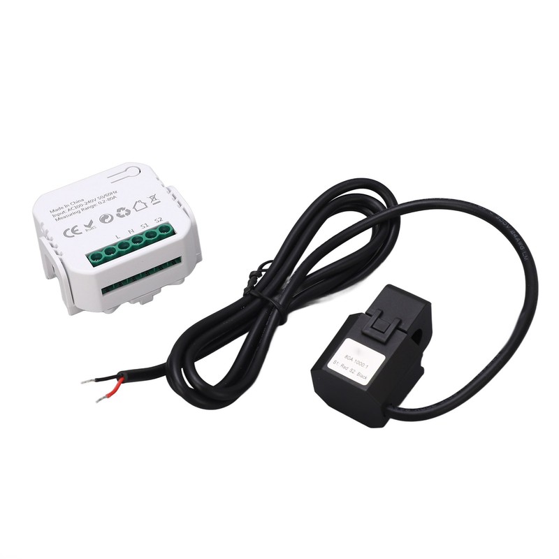 WiFi Energy Monitor Single Phase Smart Electricity Meter with Clamp