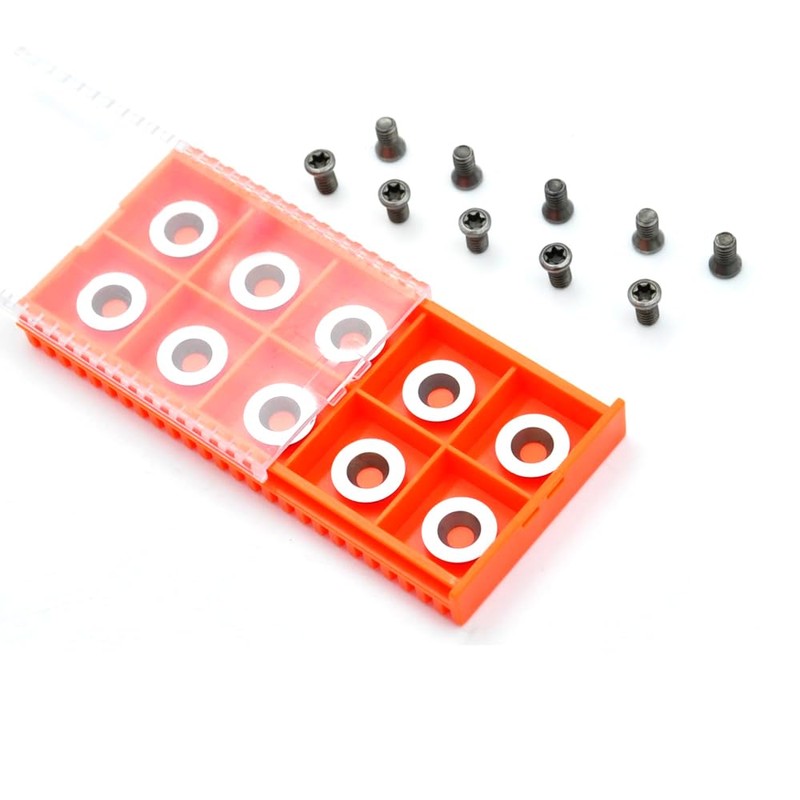 TANOMATE Ci3 12mm(1/2 inch) Round Replacement Carbide Cutter Inserts for