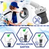 Dishwasher and Washing Machine Drain Adapter with Outlet for Pipe