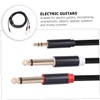 DOITOOL 1pc Plated Stereo Audio Cable for Guitar and Sound