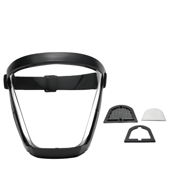 Anti-Fog Full Face Shield for Grinding & Cutting, Reusable Safety