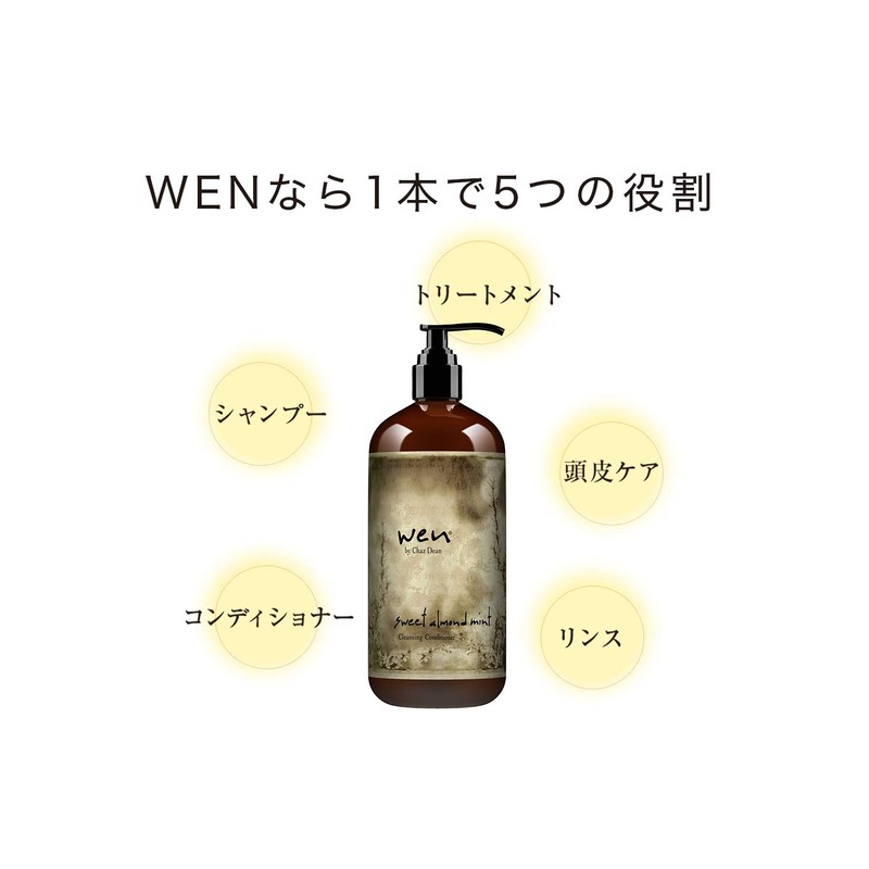 WEN Cleansing Conditioner Almond 16.2 fl oz (480 ml) (Shampoo,