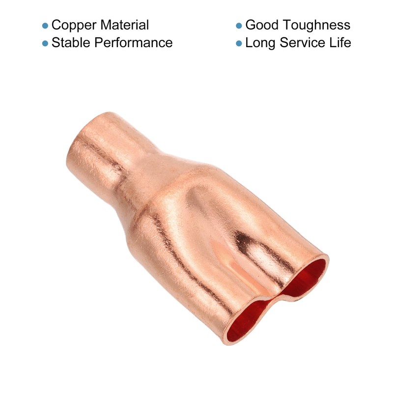 PATIKIL 5/16" x 1/4" x 1/4" ID Tee Tee Y