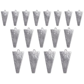 SOUTH BEND Pyramid Sinker Weights Bundle, 8-2 Ounce Sinkers, 5-3 Ounce Sinkers and 4-4 Ounce Sinkers