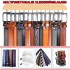 Belt Holder Wardrobe, 1 Piece Wooden Belt Holder with 14