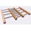 MIK funshopping Organic Bamboo Trivet for Kitchen, Dining Table, Garden