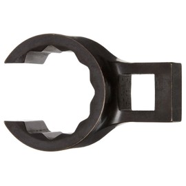 Martin BLKBC24 Forged Alloy Steel 3/4" Opening Flare Nut 3/8" Drive Crowfoot Wrench, 12 Points Standard, 53/64" Length of Centers, Industrial Black Finish