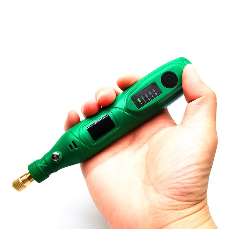 Mini Cordless Rotating Tool 5 Gear Rechargeable Copper Motor Plastic