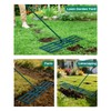Forvenora Lawn Leveling Rake 45"x10", Yard Leveling Rake with Wall-Mount