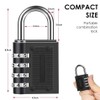 1 x Secure 4-Digit Combination Padlock for Gym, School, and