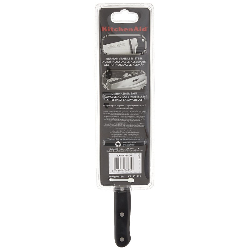 KitchenAid KKFTR8BROB Classic Forged Series Triple Rivet Serrated Bread Knife,