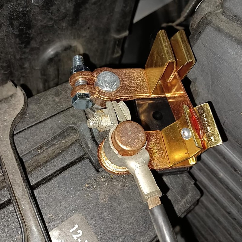 Ampper Top Post Battery Disconnect Switch 12V 24V, Knife Blade
