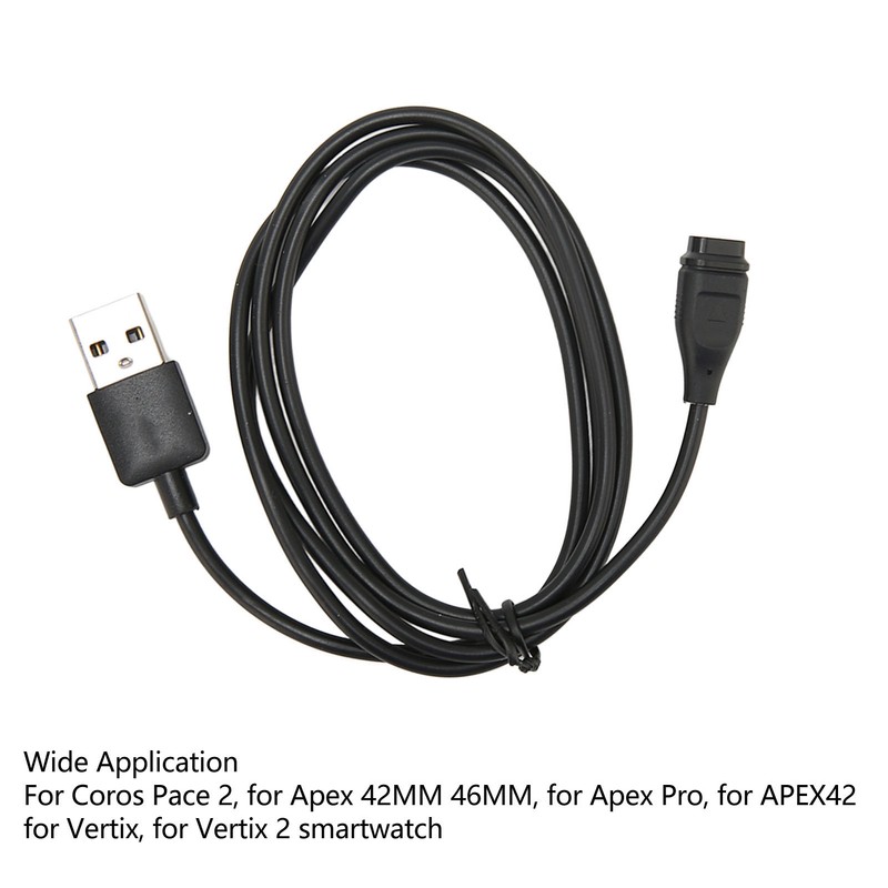 USB Charging Cable Replacement for Coros Pace 2 for Apex